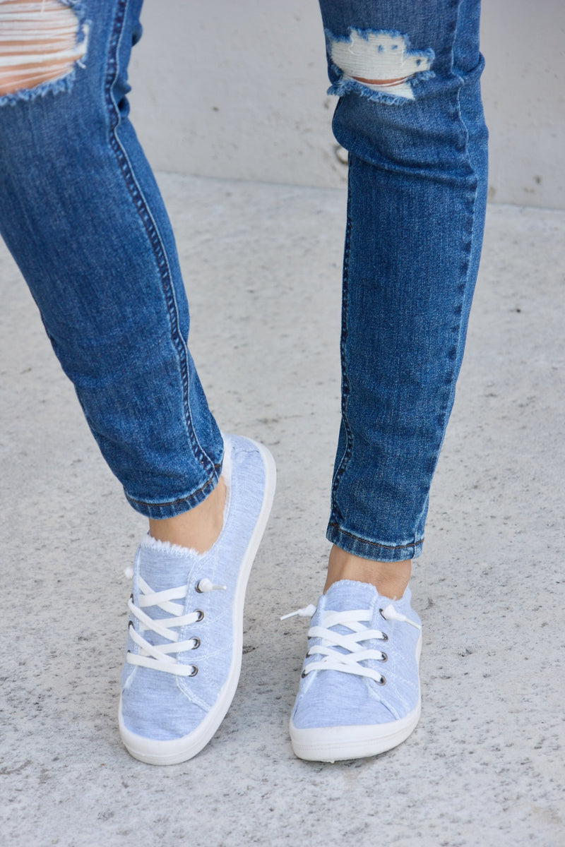 Forever Link Lace-Up Plush Thermal Flat Sneakers