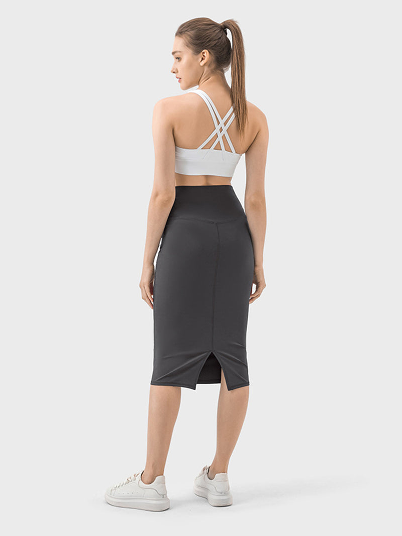 Slit Wrap Active Skirt