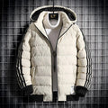 Man's Parkas Slim Fit Hooded Winter Coat