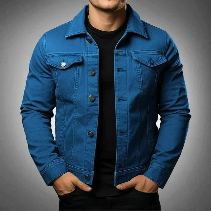 Men's Casual Loose Fit Denim Jacket