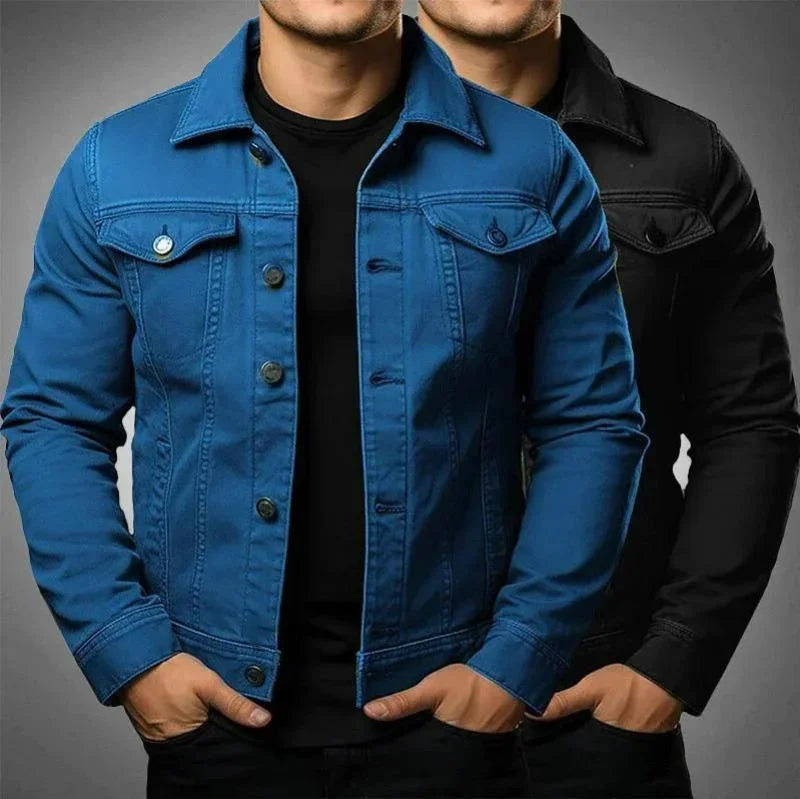 Men's Casual Loose Fit Denim Jacket