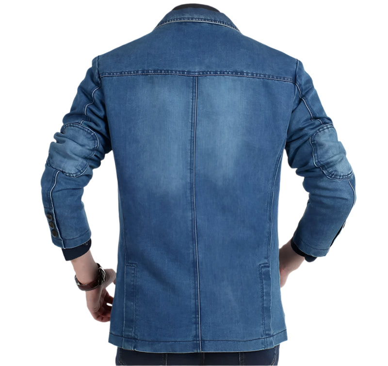 Men's Casual Denim Suit Jacket