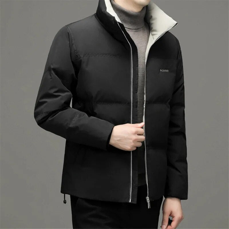 Men's Winter High-Quality Formal Parkas Coat