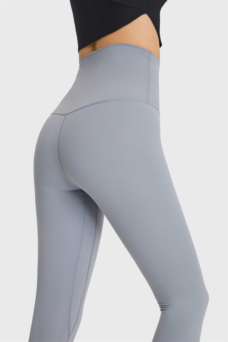 Feel Like Skin Elastic Waistband Yoga Leggings