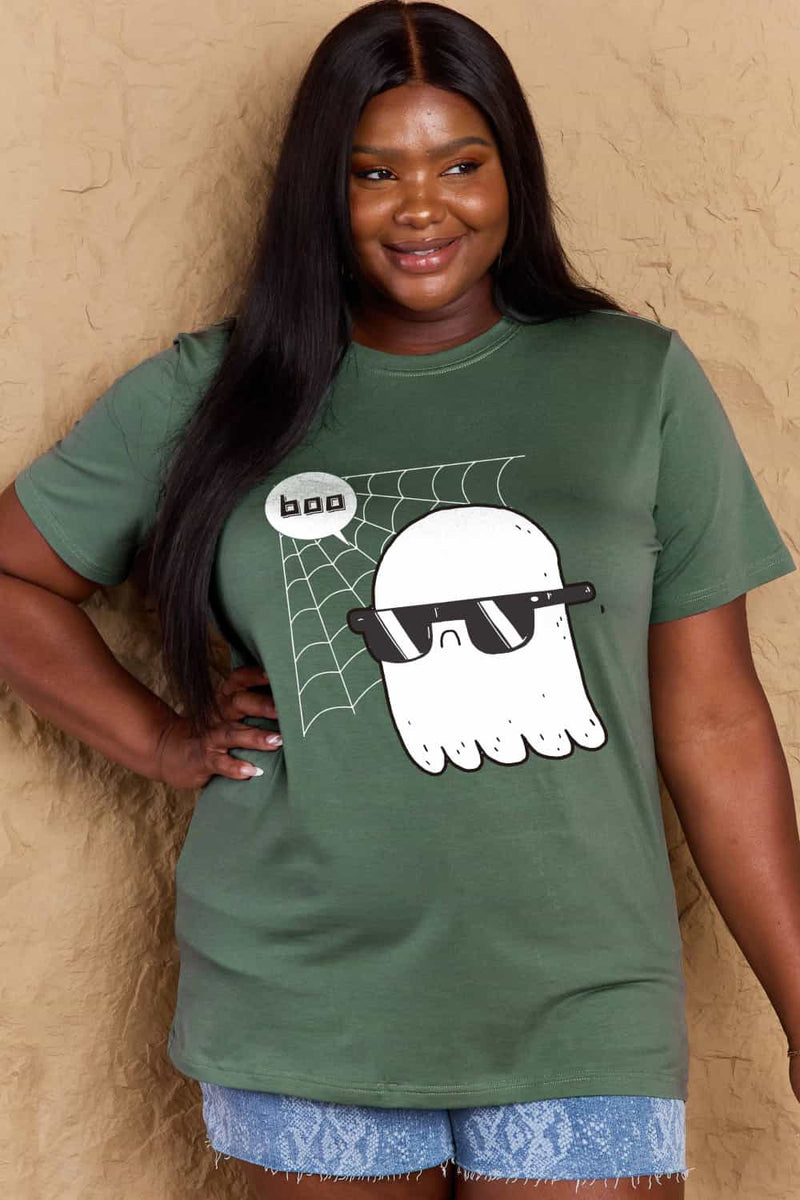 Simply Love Full Size BOO Graphic Cotton Tee