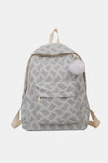 Printed Polyester Large Backpack