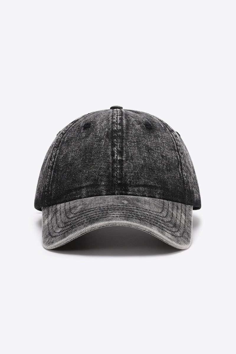 Plain Adjustable Baseball Cap