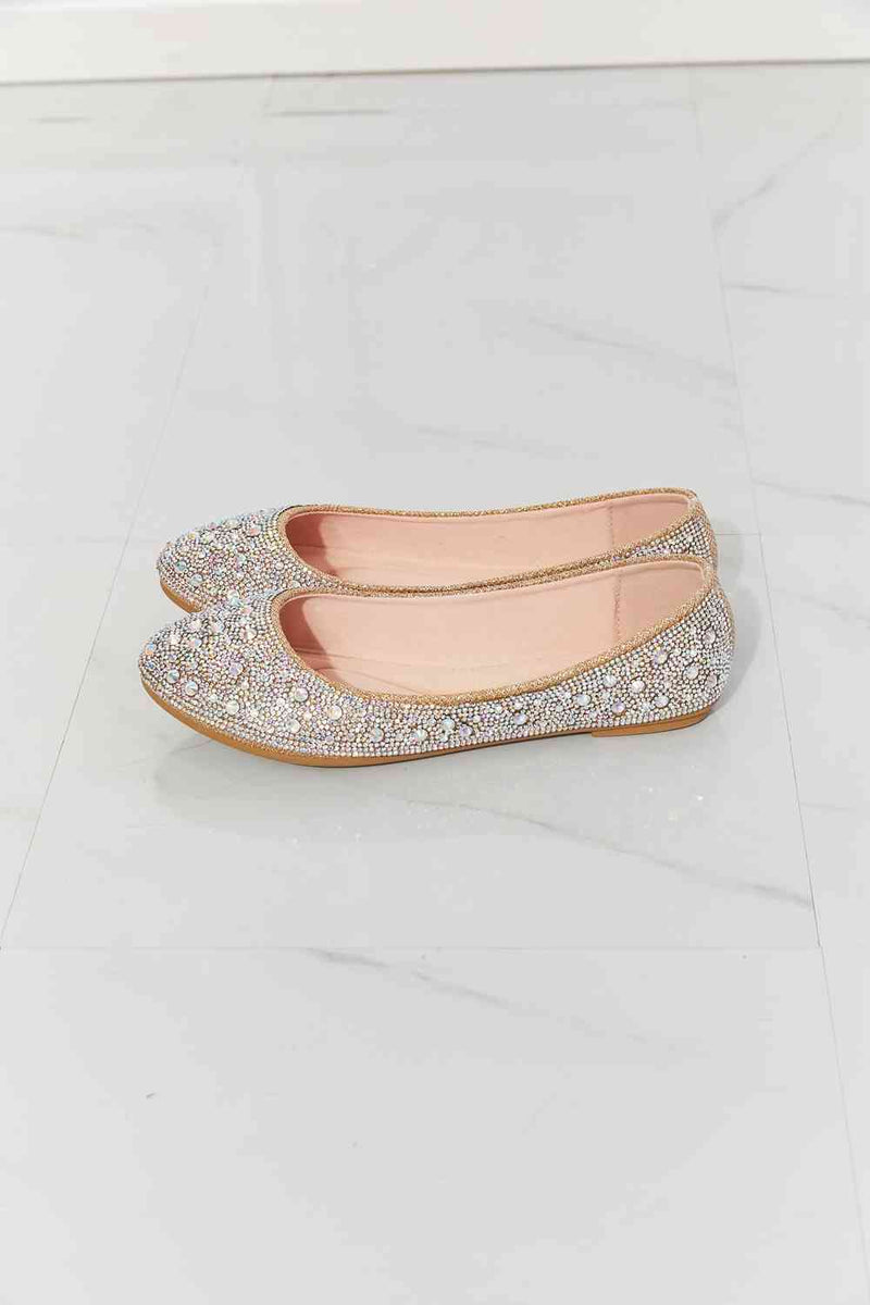 Forever Link Sparkle In Your Step Rhinestone Ballet Flat