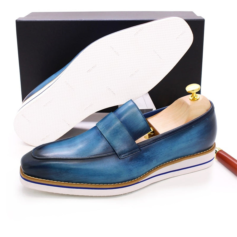 Men's Genuine Leather Comfortable Flat Shoes