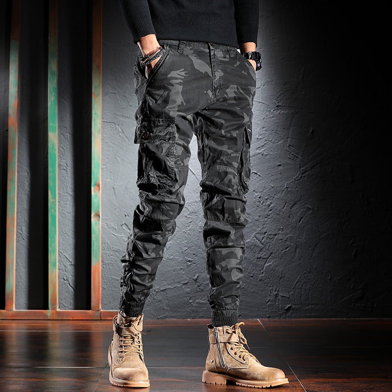 Men's Fashion Streetwear Camouflage Cargo Pants