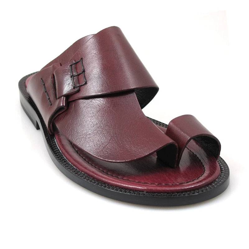 Men's Retro Hand-Sewn Casual Sandals