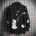 Men's Graphic Fall Knitted Pullover