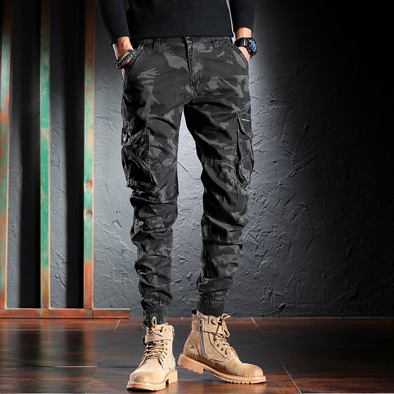 Men's Fashion Streetwear Camouflage Cargo Pants