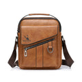 WEIXER Men's Crossbody PU Leather Bag