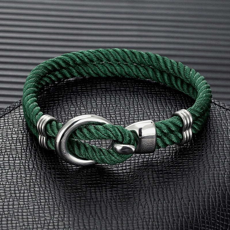 MK Men's Anchor Paracord Bracelet