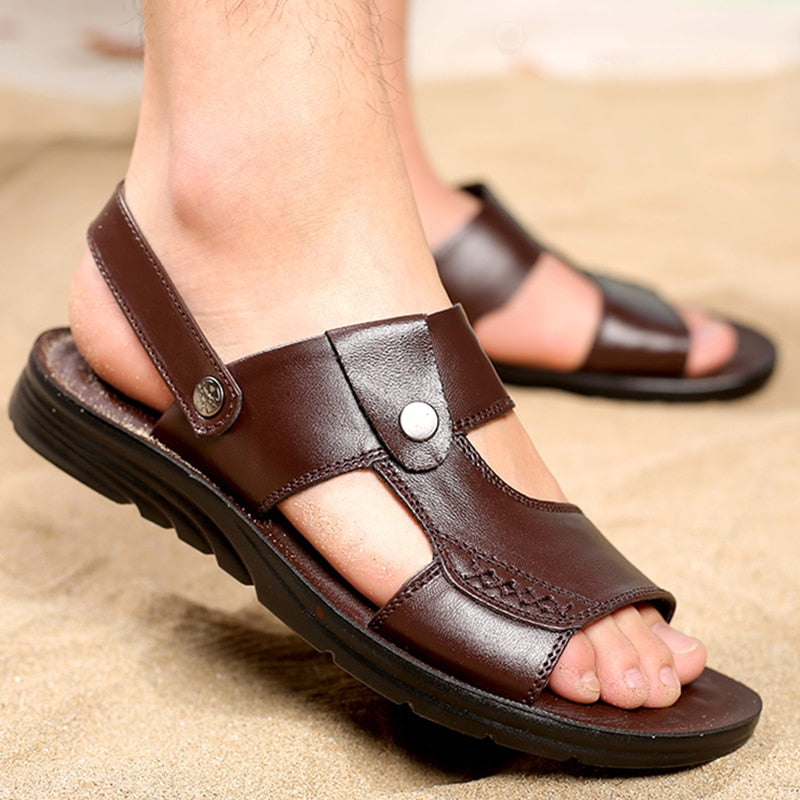 Men's Fashion Genuine Leather Walking Sandals