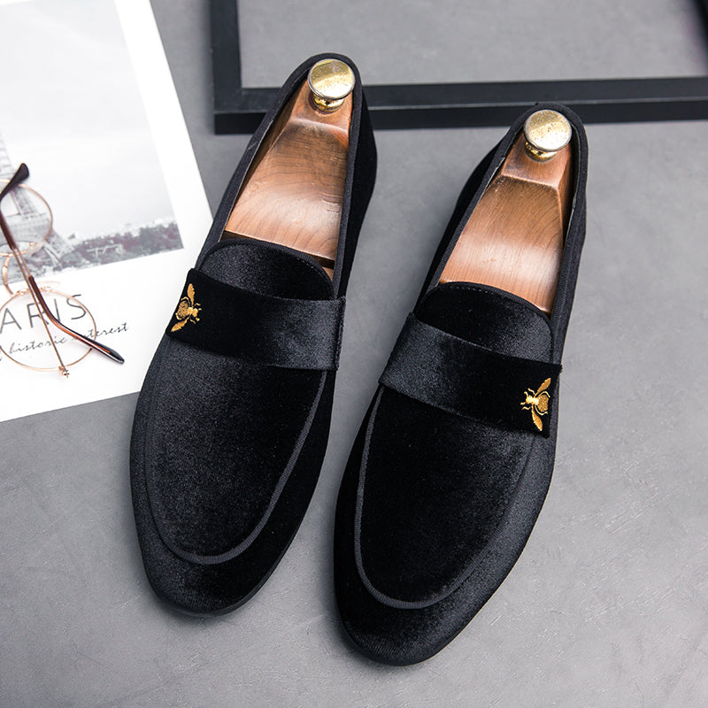 Men's Shadow Patent Velvet Luxury Italian Loafers