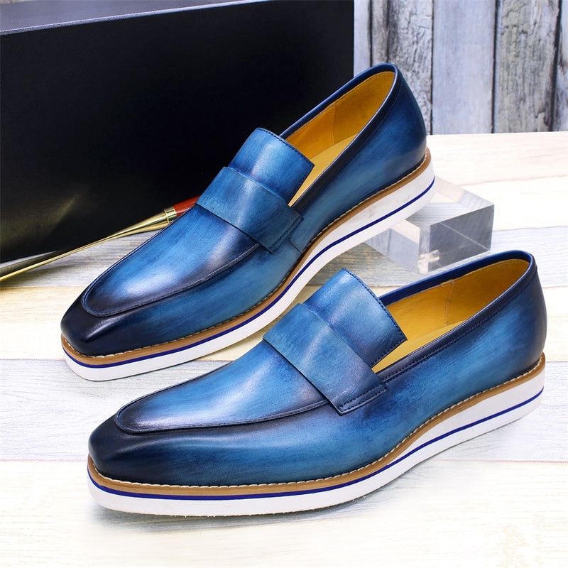 Men's Genuine Leather Comfortable Flat Shoes