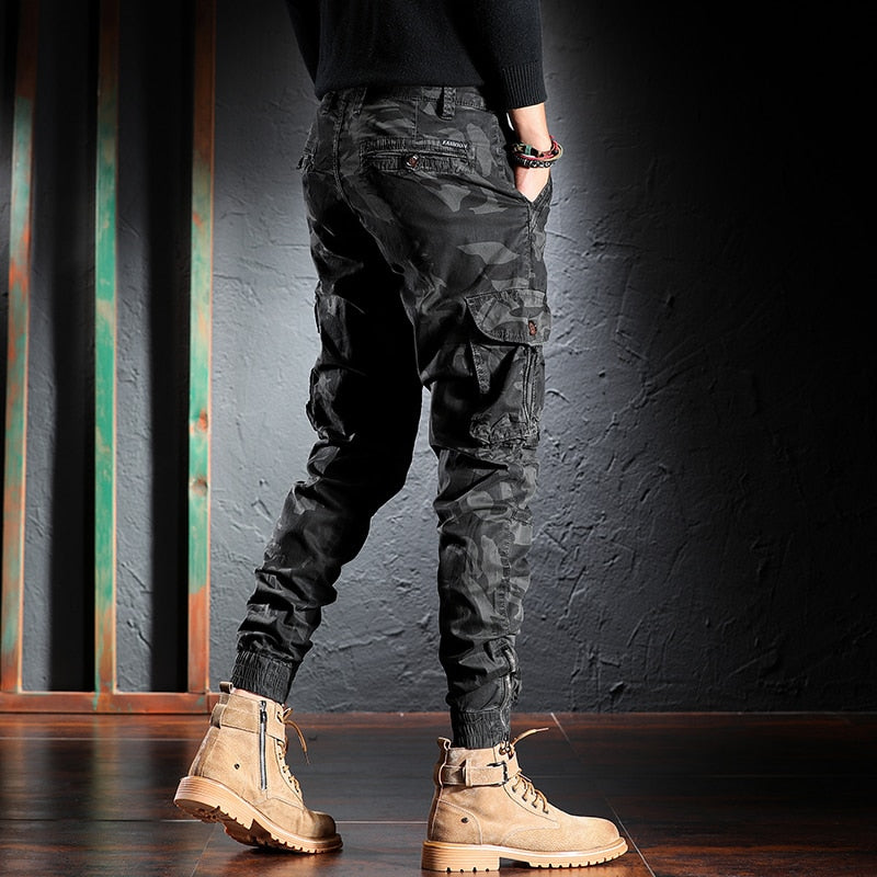 Men's Fashion Streetwear Camouflage Cargo Pants