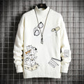 Men's Graphic Fall Knitted Pullover