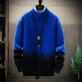 Men's Gradient Turtleneck Cashmere Pullover