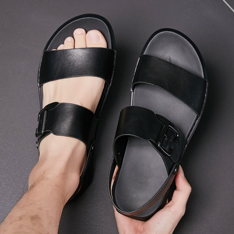 Men's Genuine Leather Comfortable Classic Sandals