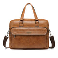 WEIXIER Men's PU Leather Briefcase Business Bag