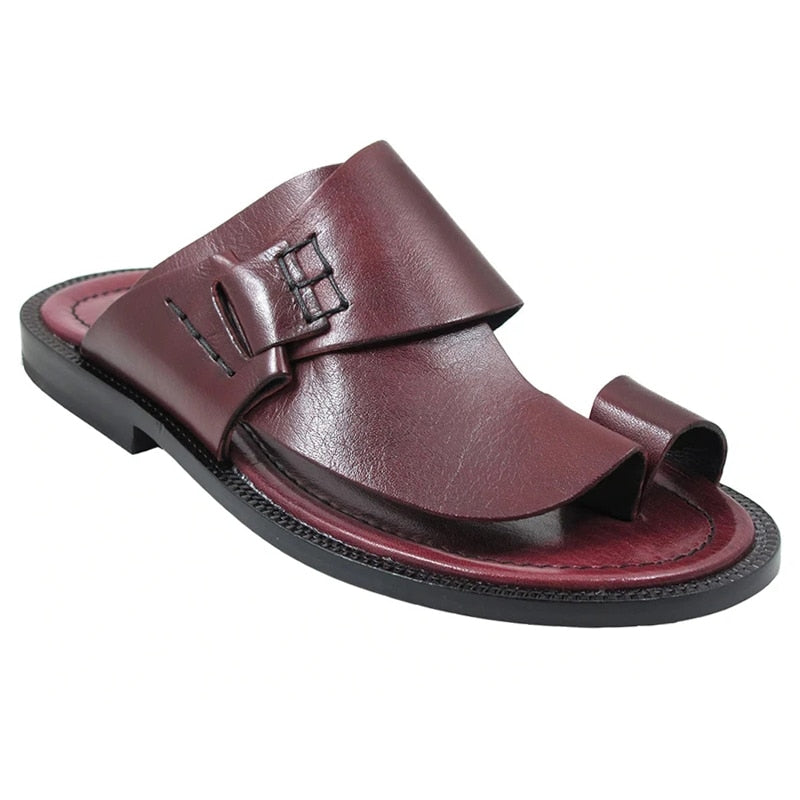 Men's Retro Hand-Sewn Casual Sandals