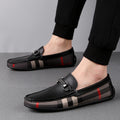 Men's Designer Genuine Leather Slip-on Moccasin Loafers