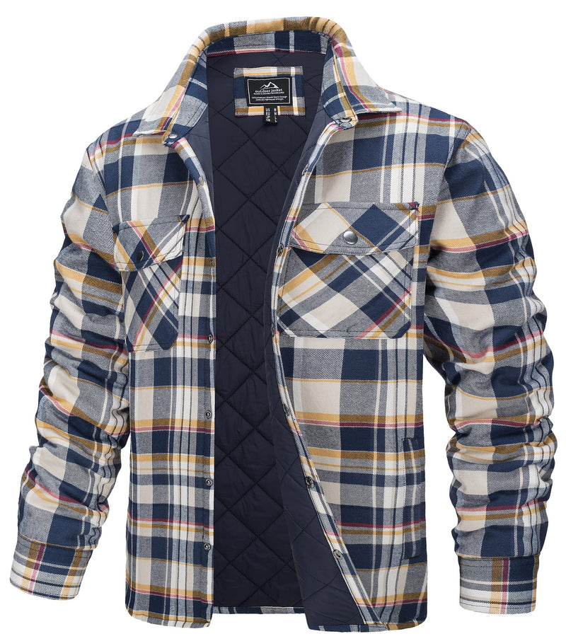 TACS Men's Plaid Cotton Winter Jackets