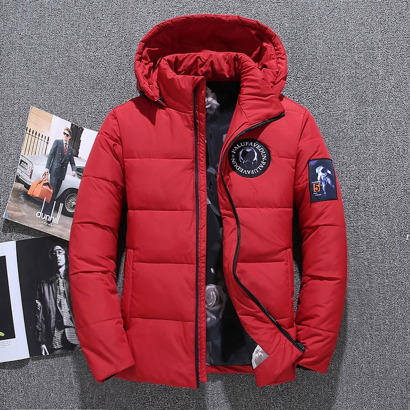 DES Men's Hooded Winter Puffer Jacket