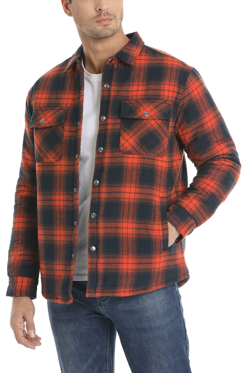 TACS Men's Plaid Cotton Winter Jackets