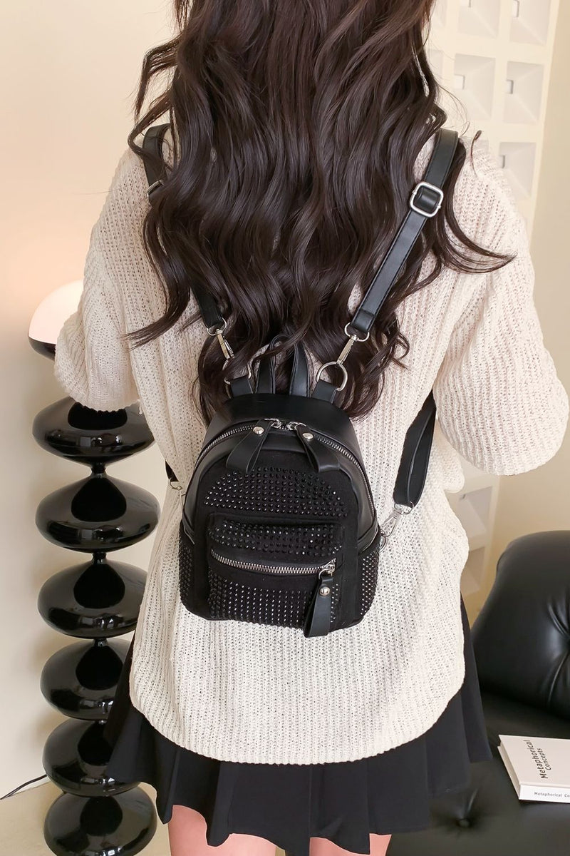 Small PU Leather Backpack