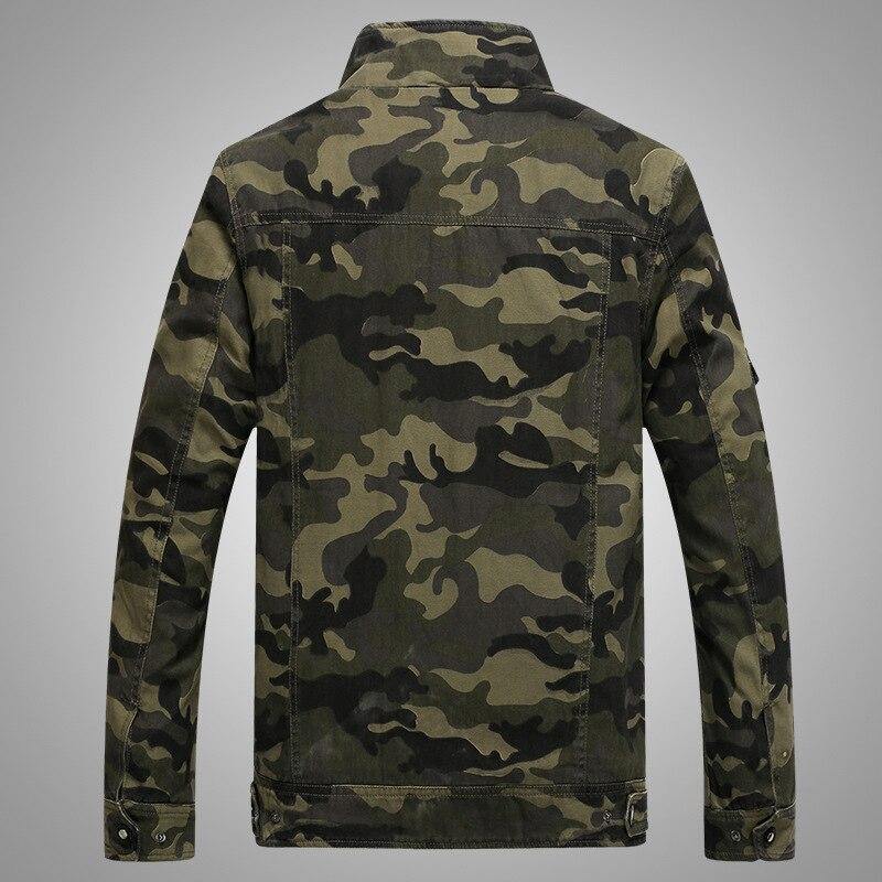 Camouflage Autumn Men's Bomber Jackets - AM APPAREL