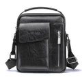 Casual Men's PU Leather Shoulder Bag - AM APPAREL