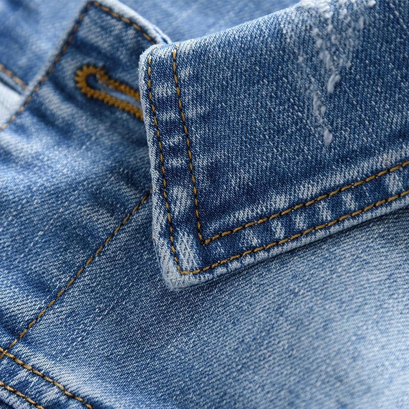 Classic Style Men's Vintage Blue Light Weight Denim Jacket - AM APPAREL
