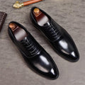 Cowhide Genuine Leather Oxford Shoes - AM APPAREL