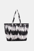 Printed PU Leather Tote Bag