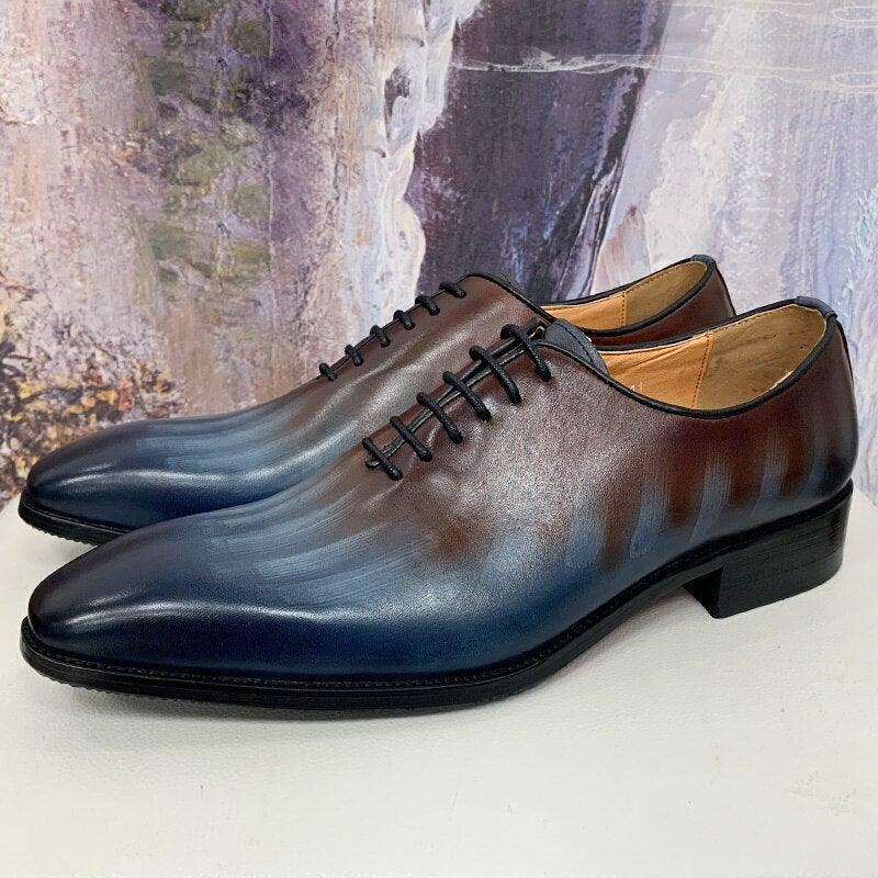 DAO Italian Men's Genuine Leather Dress Shoes - AM APPAREL