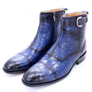 DW Men's Genuine Leather Cowboy Boots - AM APPAREL