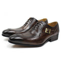 DW Men's Luxurious Leather Lace Up Oxfords - AM APPAREL