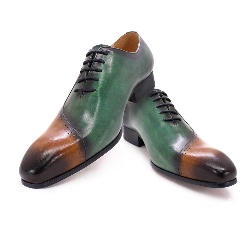 DW Men's Luxury Gradient Cow Leather Dress Shoes - AM APPAREL