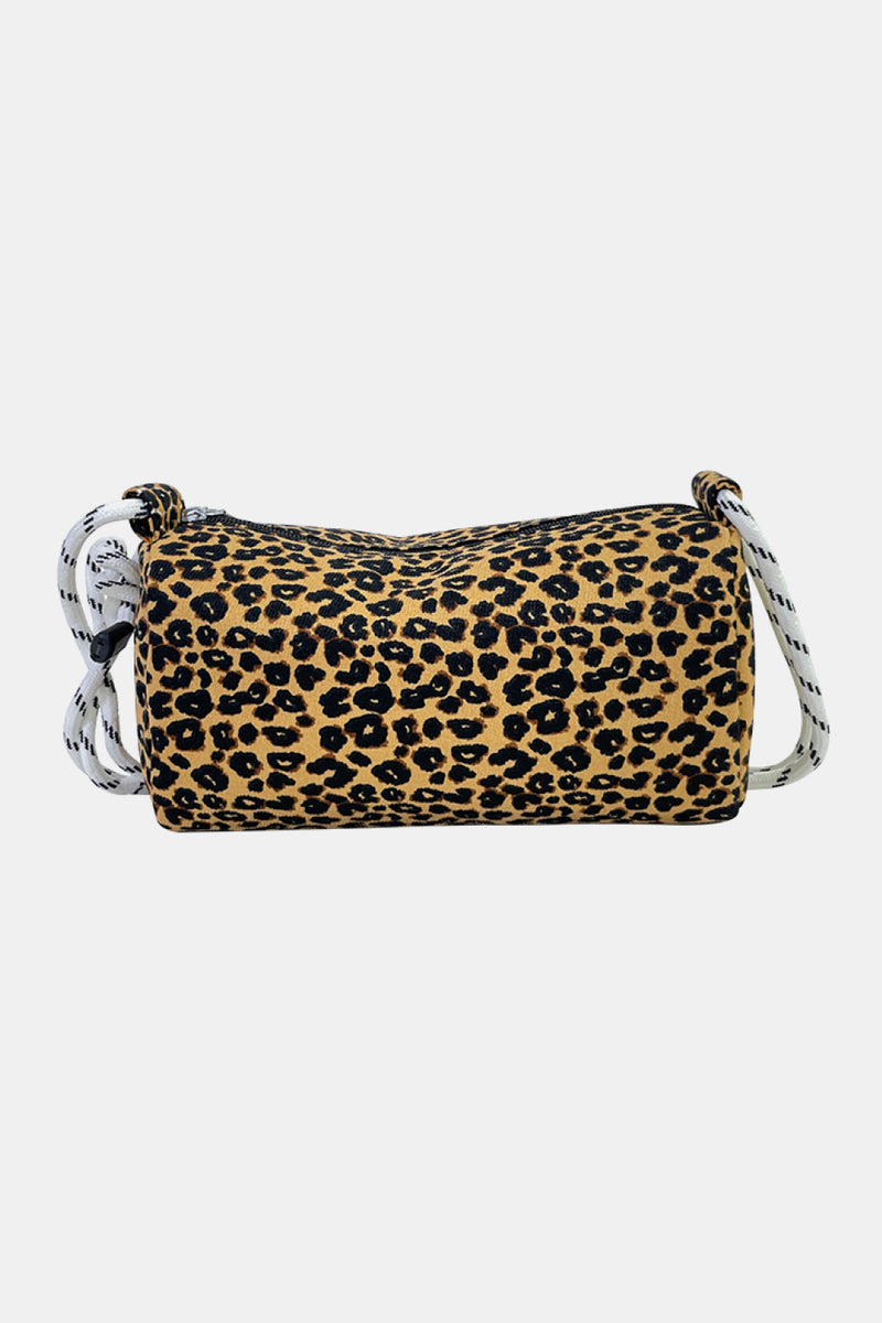 Animal Print Nylon Handbag