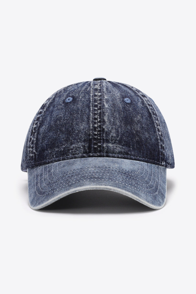 Plain Adjustable Baseball Cap