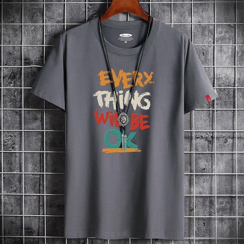 Everything Will Be Okay Men's O Neck T-shirt - AM APPAREL