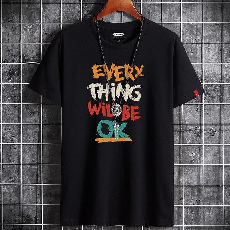 Everything Will Be Okay Men's O Neck T-shirt - AM APPAREL