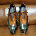 FC Men's Luxury Handmade Calf Leather Wingtip Oxfords - AM APPAREL