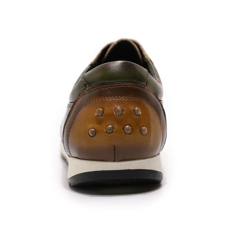 FC Men's Stylish Casual Genuine Leather Shoes - AM APPAREL