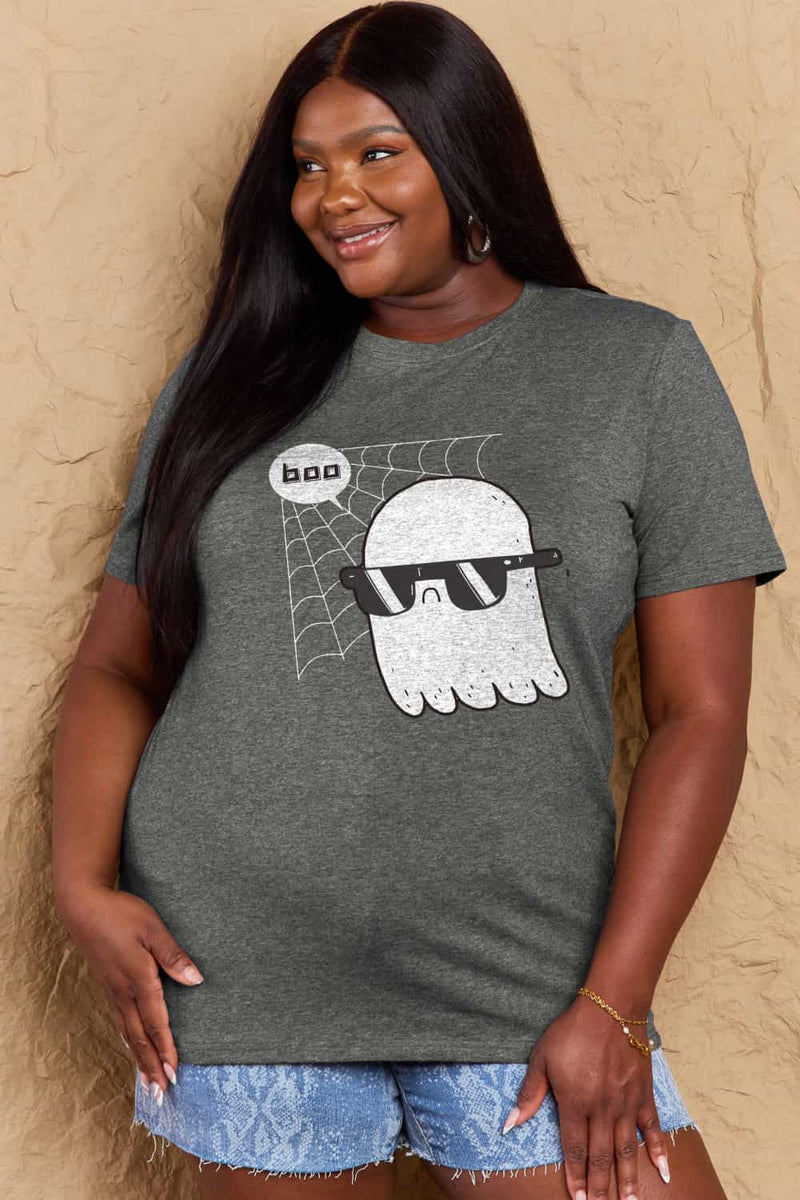 Simply Love Full Size BOO Graphic Cotton Tee