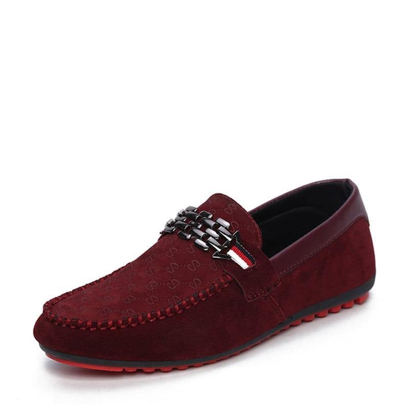 Men's Breathable Shallow Moccasins Loafers - AM APPAREL